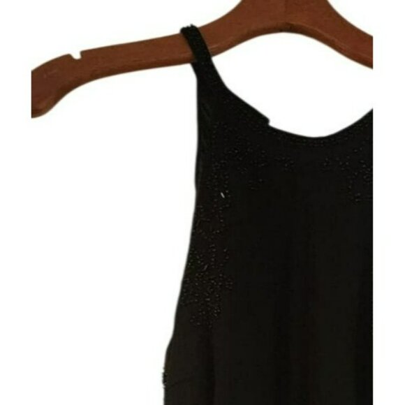 R&M Richards Black Evening Gown Sleeveless Maxi Dress For Women Size 14 - Picture 4 of 5